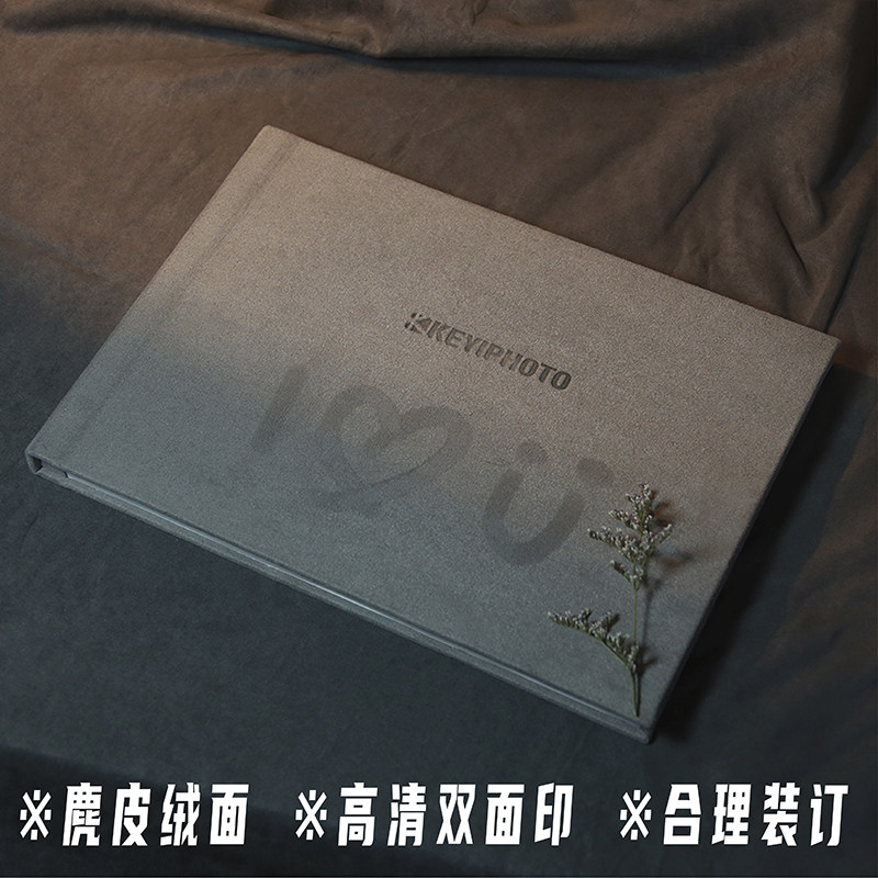 Simple ultra-thin wedding photo album portfolio photo book children's collection travel album couple album production