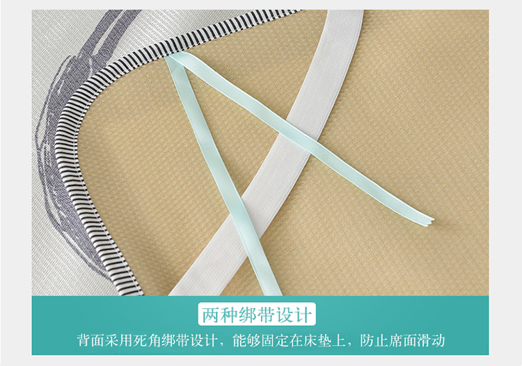 lụa băng mềm mat mat sinh viên ký túc xá Washable đơn 1,2 lần trẻ em phim hoạt hình mat mat Summer ngủ 0.9m - Thảm mùa hè mua chiếu tre