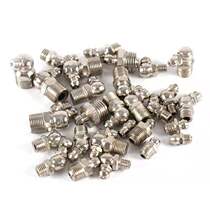 High Quality Iron Butter Mouth Galvanized Butter Mouth Universal High Pressure Oil Nozzle M6M8M10M12 Right Angle Elbow Butter Mouth