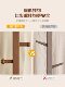 Solid Wood Floor-Standing Dressing Mirror with Integrated Coat Rack, Full-Length Mirror for Bedroom and Living Room, Rotatable Fitting Mirror with Clothes Rack
