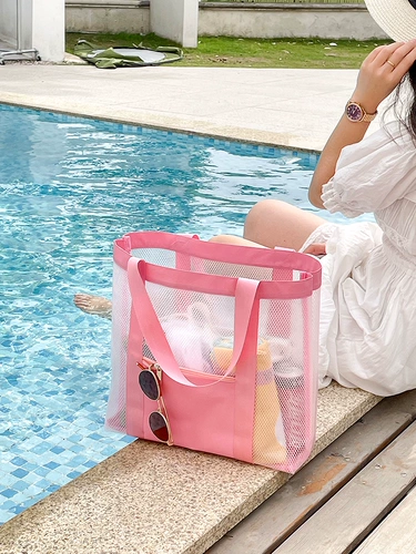 Портативная пляжная сумка для плавательных принадлежностей для плавания с разделителями для спортзала, плавательный аксессуар, сумка-органайзер