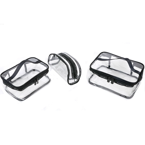 Маленькая косметичка, портативная водонепроницаемая вместительная и большая небольшая сумка из ПВХ подходит для мужчин и женщин для путешествий