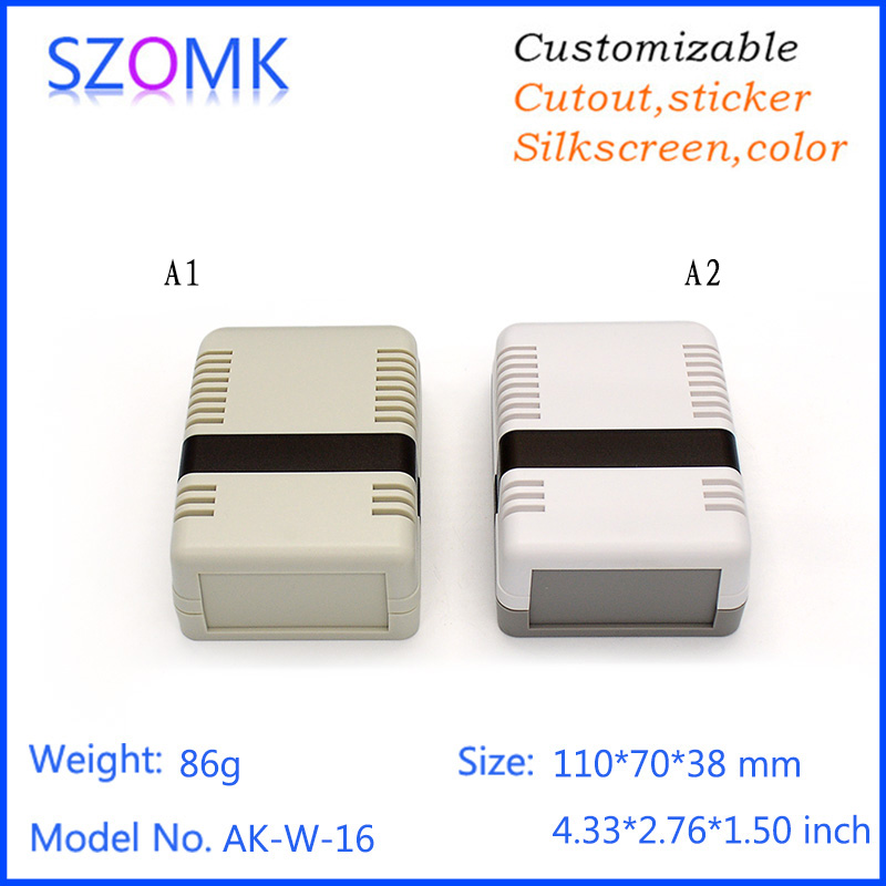 Plastic instrument shell security peripheral enclosure W16 junction box plastic small enclosure 110x70x38