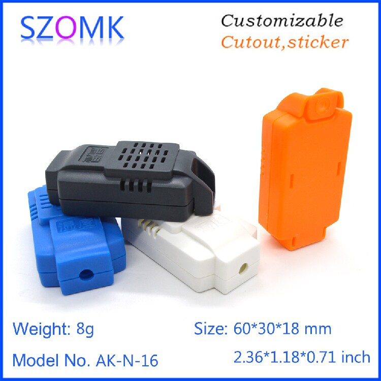 60*30*18 Temperature and humidity sensor housing Sensor plastic housing High protection high humidity environment AK-N-16