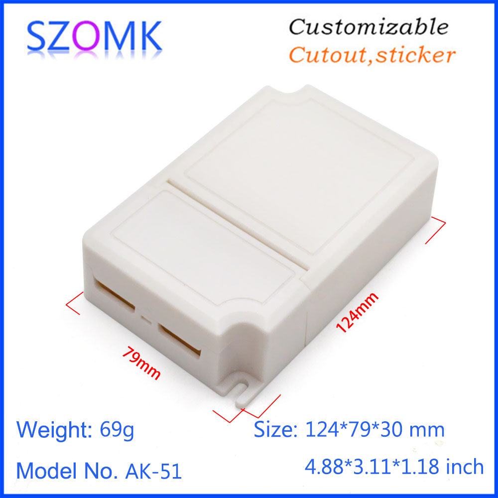 New AK-51 drive power protection plastic housing LED constant current power supply plastic housing 124 * 79 * 30