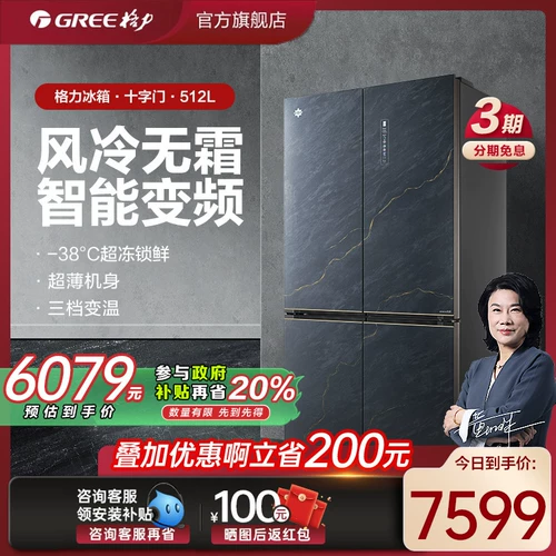 Gree Jinghong 512L Cross-Double Door.