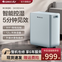 Gree dehumidifier dehumidification and moisture-proof high-power dehumidification dehumidifier commercial and residential dual-use dehumidifier