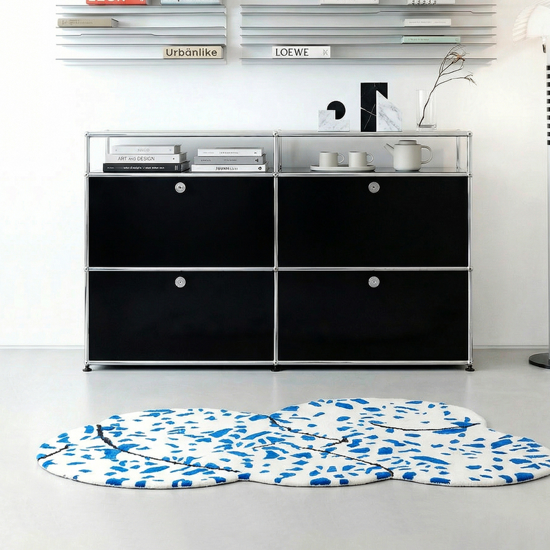 Bauhaus Living Room Storage Sideboard Wall-Mounted Integrated Storage Cabinet Miscellaneous Cabinet Storage Side Cabinet Usm Modular Cabinet