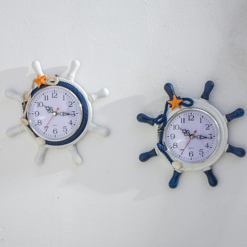 Средиземноморские маленькие висящие часы для жилой комнаты мебель