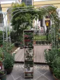 Железная лазалка, уличная садовая арка, подставка для цветов, потос, лазалка для растений, балкон, двор, садовая подставка для цветов