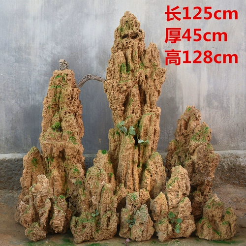 Большой внутренний двор водяной камень поглощение каменное колокол часы расщепление рок