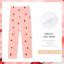 Home pants maternity pajamas women spring and autumn pants pure cotton trousers ladies adjustable home pants summer loose size