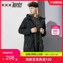 XXXTRENTA SIT ON TROUBLE MENs SPRING AND AUTUMN NEW COAT MEDIUM-LONG OVER-the-knee trench COAT TIDE brand JACKET