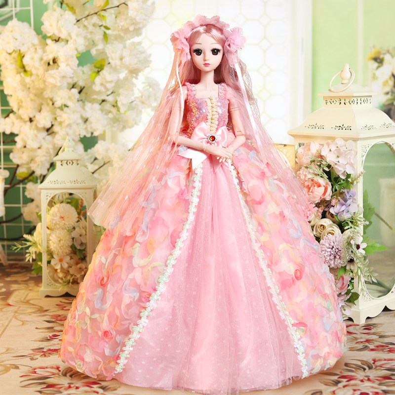 Will Talk Smart Conversation Doll 60 cm Megatonle Barbie Princess Big Emulated Girl Toy