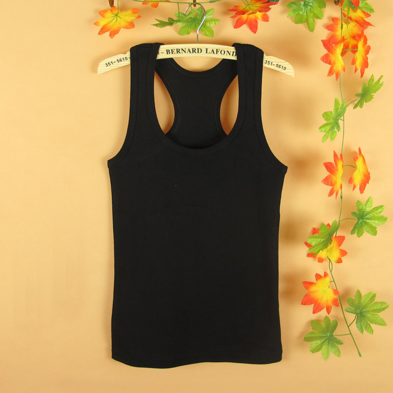 Camisole vest women's autumn clothes thickened cotton inner short slim fit warm large size I-shaped vest winter bottom commute