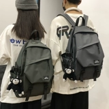 Мужской ранец, вместительный и большой трендовый рюкзак для путешествий, сумка через плечо, подходит для студента, для средней школы