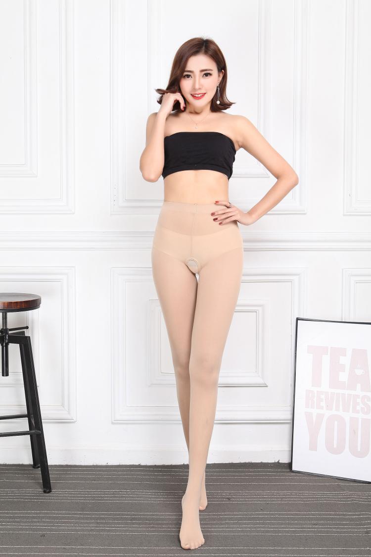 Mùa thu và mùa đông vớ gợi cảm nữ hoang dã dày 200D quần nhung mở quần legging đen miễn phí quần tất đẹp