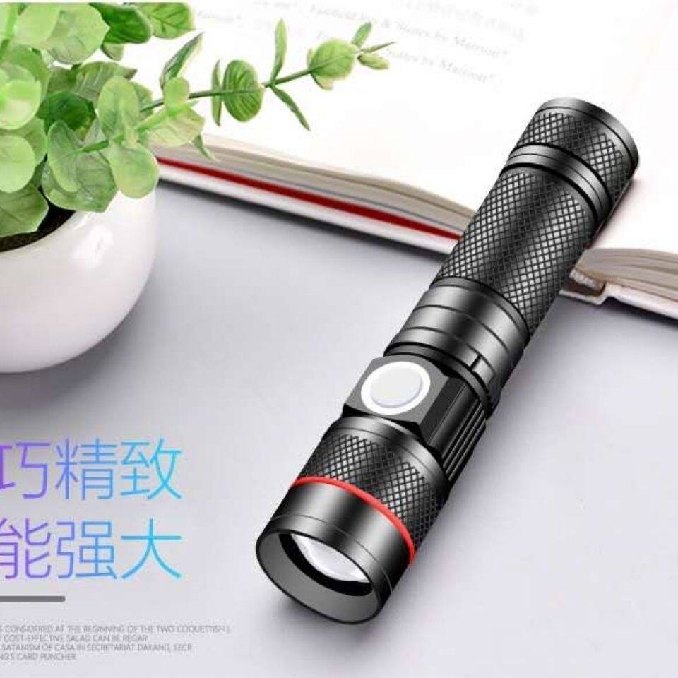 Yage 351C lithium battery strong light USB rechargeable night riding dimming focus long-range outdoor waterproof flashlight
