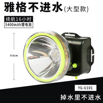  2018 Jagger new head light waterproof rechargeable YG-U101-3W Lithium battery headlights