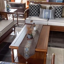 New Chinese style ebony wood home living room classical Zen solid wood sofa combination villa hotel furniture whole house customization