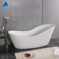 Aojin 1 7m streamline s single couple artificial stone bathtub free-standing bathtub European adult home Net Red