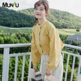 Весенняя рубашка, цветной весенний сексуальный фонарь, футболка, в корейском стиле