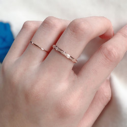 White washable ring, exquisite light luxury niche design ins trend 2024 new trendy personality temperament index finger