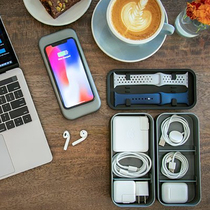 USA Bento Stack Apple Wireless charger Mobile phone charging cable Charging data cable Headphone storage box