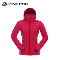 Alpine New Lady Spring Autumn Outdoor Soft Shell Submachine Clothing Windproof Jacket Waterproof And Breathable Grip Suede Soft Shell