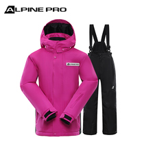Alpinie Alpine Pro Winter outdoor children ski suit boys girls warm and breathable thickened