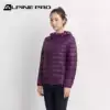Alpine N Alpine Pro women's autumn and winter light short version down jacket warm windproof hooded slim jacket