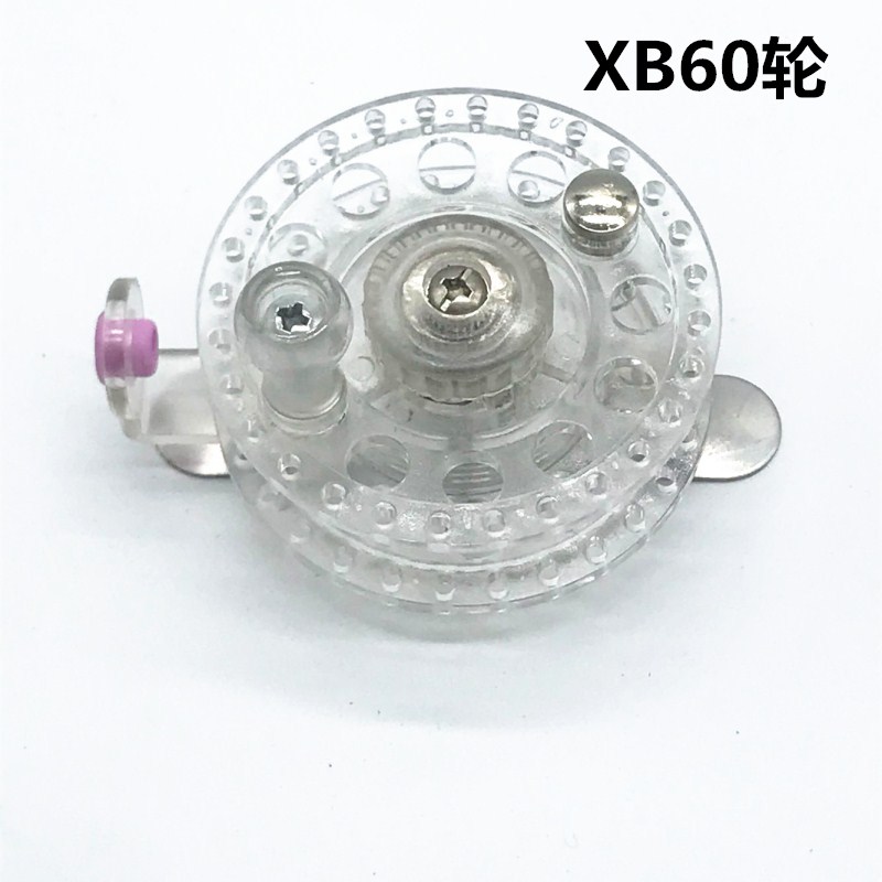 プラスチック製フロントリール ラフトフィッシング ミドルパス 釣り糸リール 排水力付き XB60タイプ 魚リール フライフィッシングリール ハンドホイール