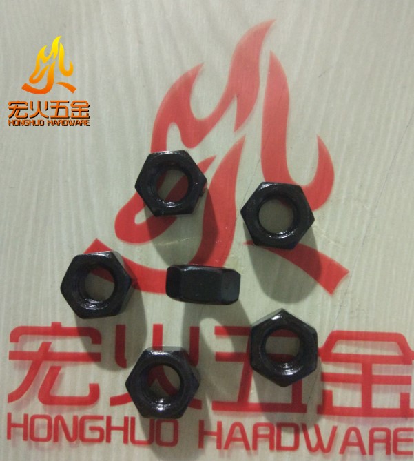 Hair black carbon steel 8 DIN934 DIN934 M10 M10 M10 * 1 5 hexagonal head nut high strength Design pair edge 17