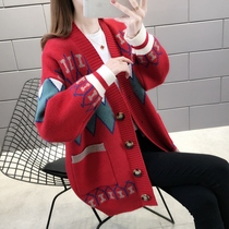 Autumn Clothing 2021 New Womens Clothing Fall Lady Knitted Sweater Jacket Cardiovert Women Early Autumn Blouse Spring Autumn Outings