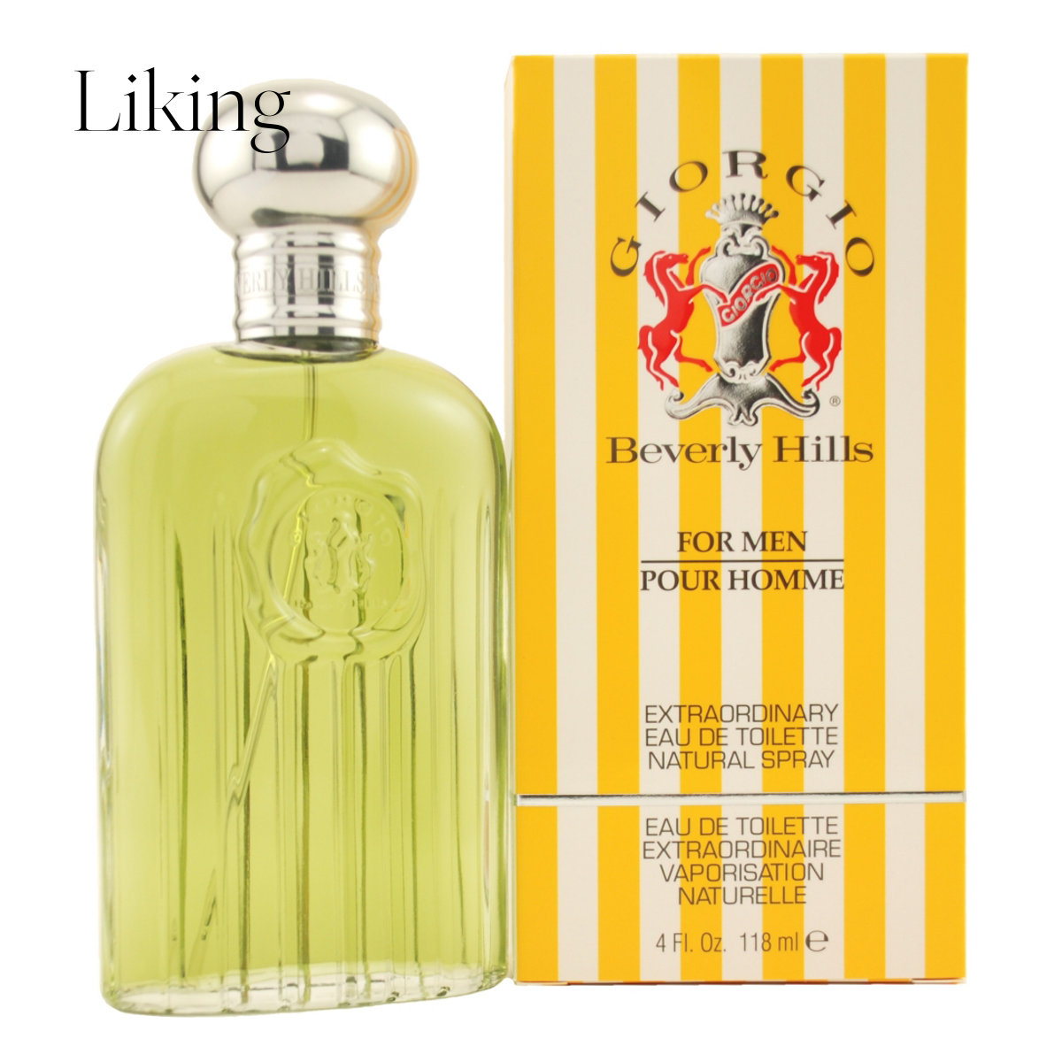 Giorgio Beverly Hills男士Giorgio Edt 香水喷雾4盎司