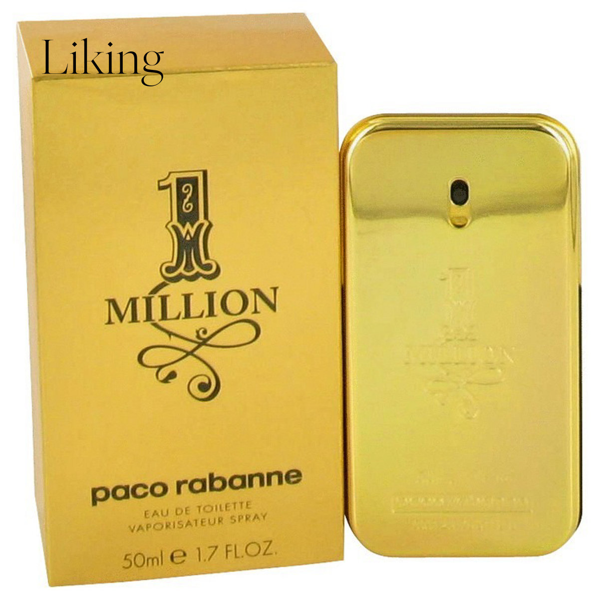 paco rabanne 1 Million百万 男士淡香水EDT 50ml热情活力香氛