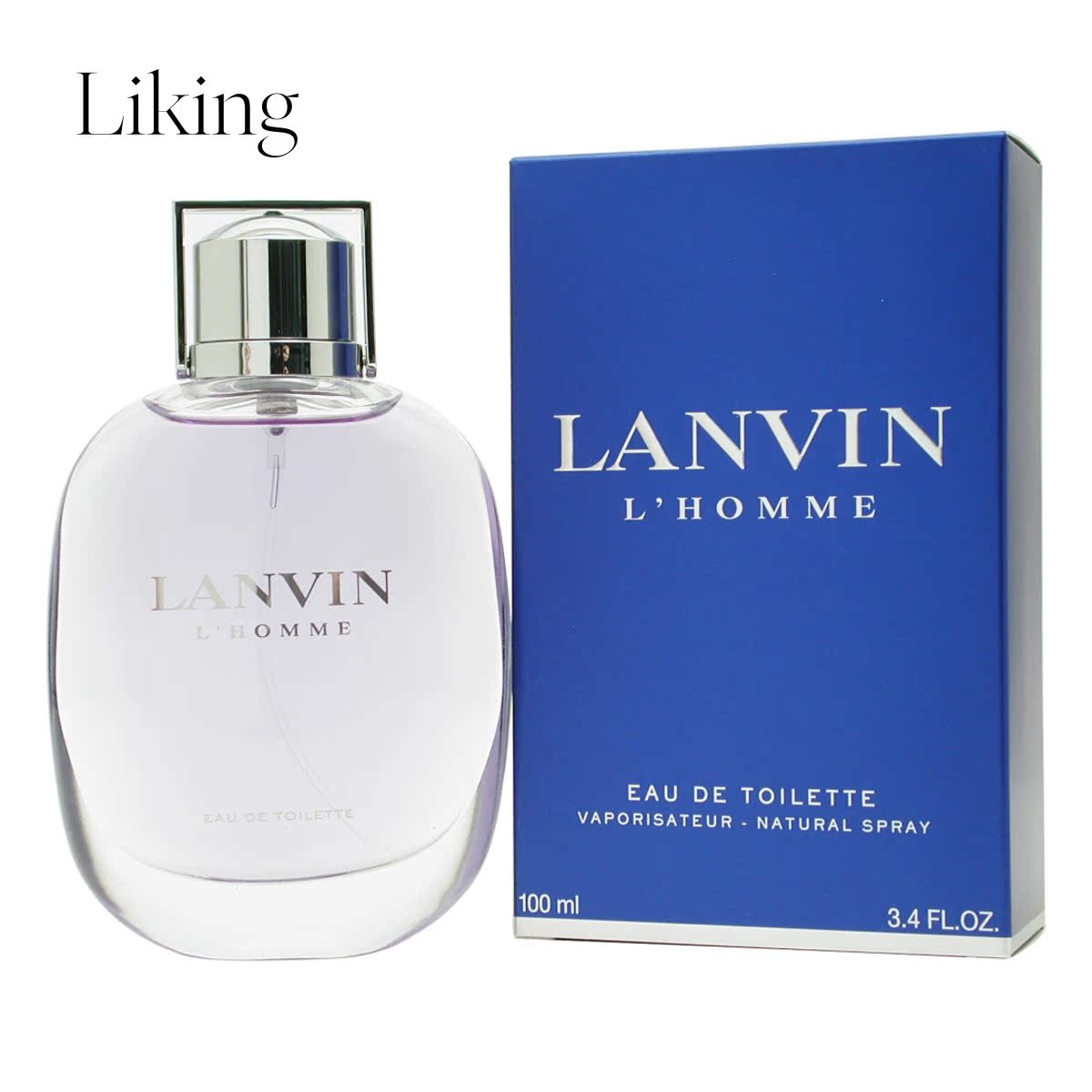 Lanvin男士淡香水喷雾  持久 3.4盎司