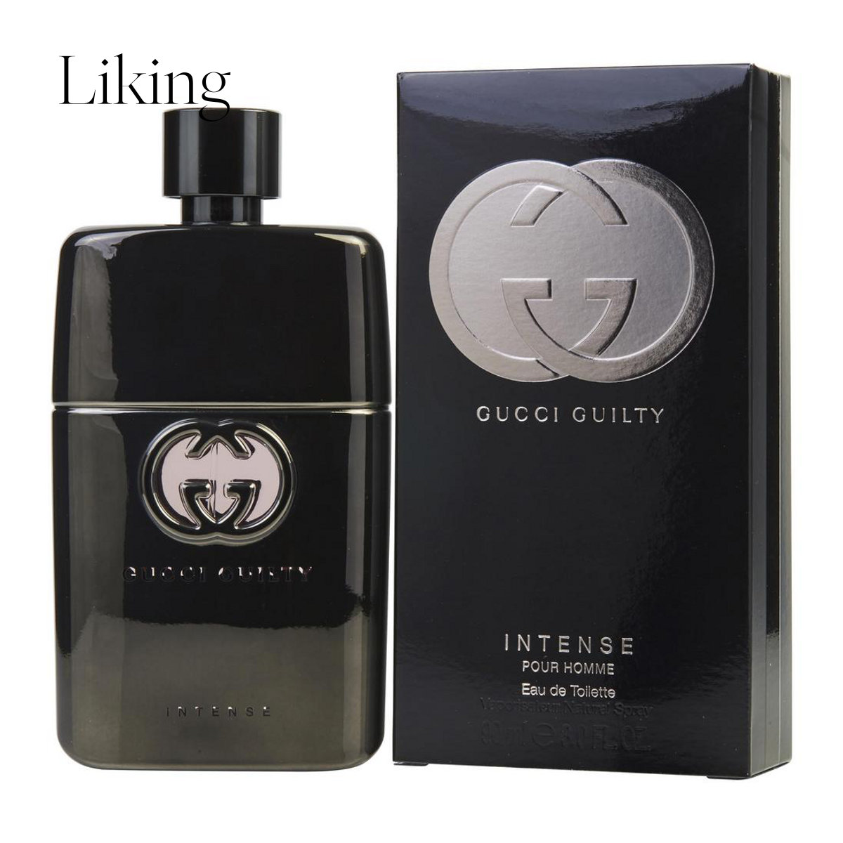 Gucci男士用罪爱浓情淡香水喷雾3盎司
