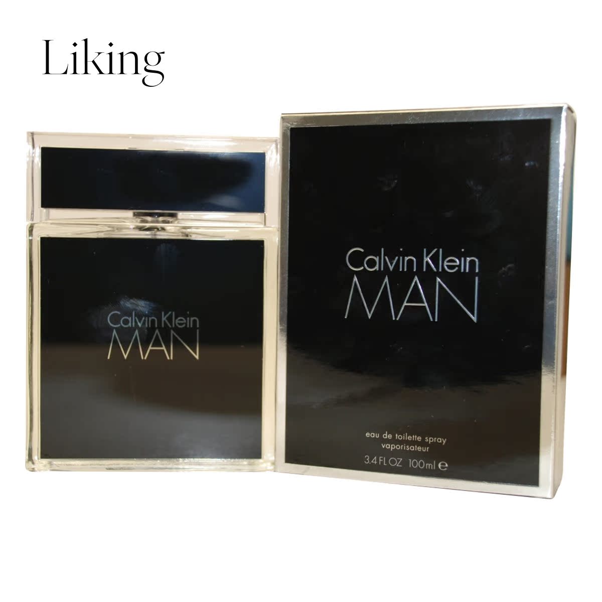 Calvin Klein男士淡香水喷雾持久 3.4盎司
