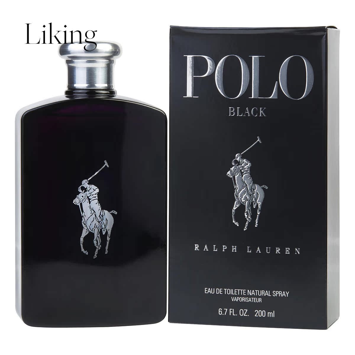 Ralph Lauren 男士Polo Black淡香水喷雾 6.7盎司