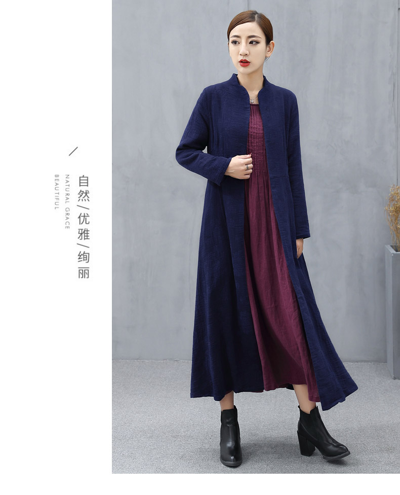 Trench pour femme XTRF LIN  XIANGTANG SPINNING en Coton en Chanvre - Ref 3227364 Image 20