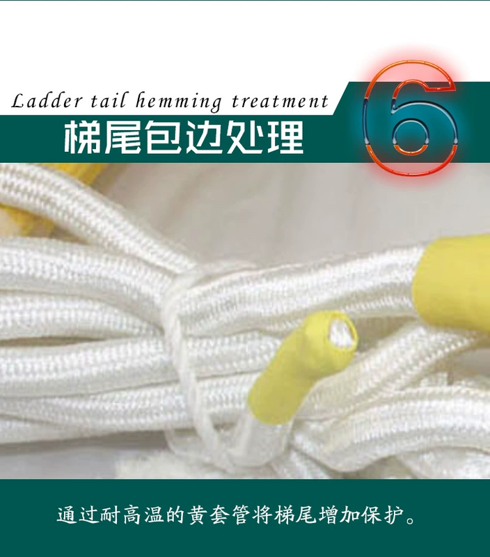 Thang nhựa mềm thang dây thang dây chữa cháy thang tập luyện tại nhà leo núi cứu hỏa thoát hiểm an toàn cho thuê nhà thang thoát hiểm thang dây thoát hiểm 15m