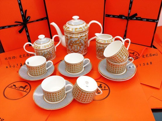Lotus ceramic coffee cup set 15 H British afternoon tea cup red iron window coffee set giraffe steed