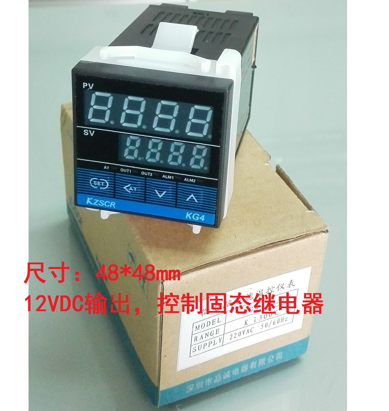 PID Number of Temperature Control Instrument KG4-2581 12VDC Output Control Solid State Relay SSR Universal Input