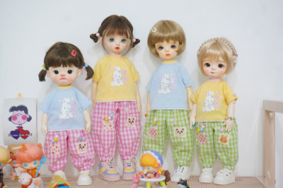 taobao agent [A lot of rabbit's summer] BJD six -point baby clothes BJD small six -point baby clothing large fish body baby clothes short sleeves