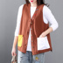 2020 mùa xuân trang phục áo giáp lá thư mới vest không tay loose-fitting phụ nữ vest áo ngắn ngựa Clip cardigan đầu 