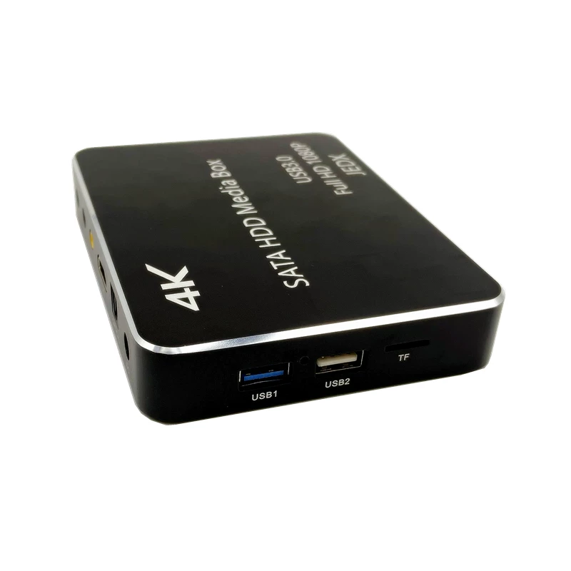 2,5-дюймовый SATA 4K Blu-ray HD проигрыватель жесткого диска, U-диск, TF-карта, видеоплеер, PPT, горизонтальный и вертикальный экран