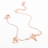 Сексуальный аксессуар, браслет на ногу в виде сердечка, цепочка из нержавеющей стали для друга