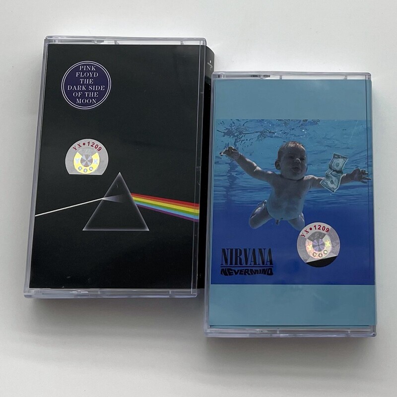 Tapes English song Rock songs Nirvana Nepan band Pink Floyd The dark side of the moon is completely new undemolished
