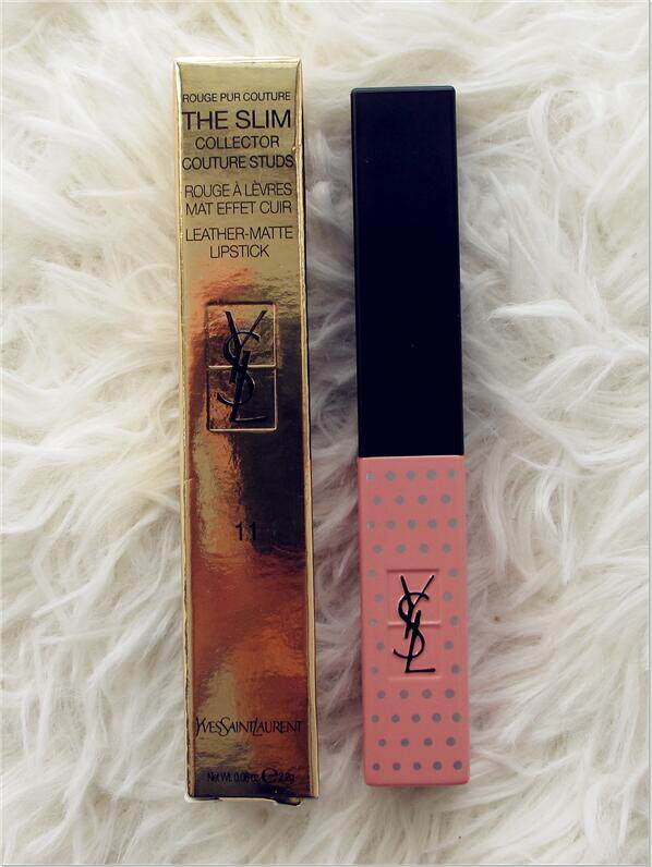 Japanese purchase of YSL Saint Laurent silver tube silver bar gold bar lipstick lip glaze 416 21